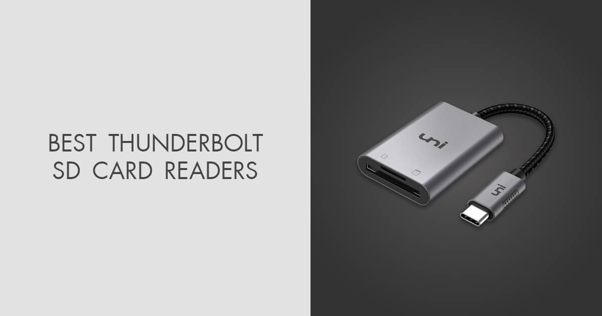 5 Best Thunderbolt SD Card Readers in 2024