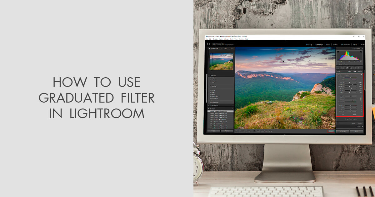 How to Use Graduated Filter in Lightroom Tutorial for Beginners