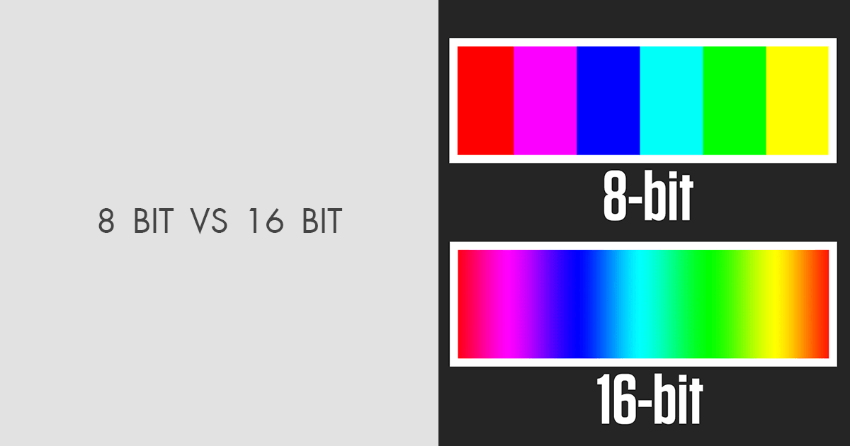 8 bit 16 bit difference