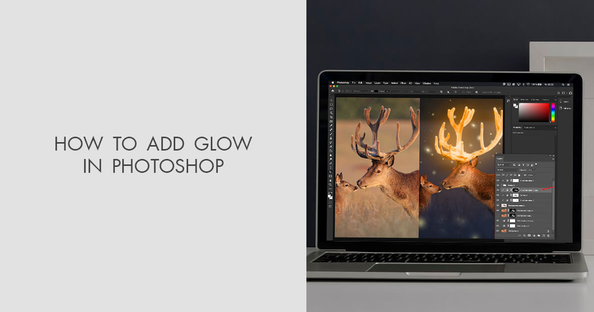 How To Add Glow In Photoshop Easy Tutorial