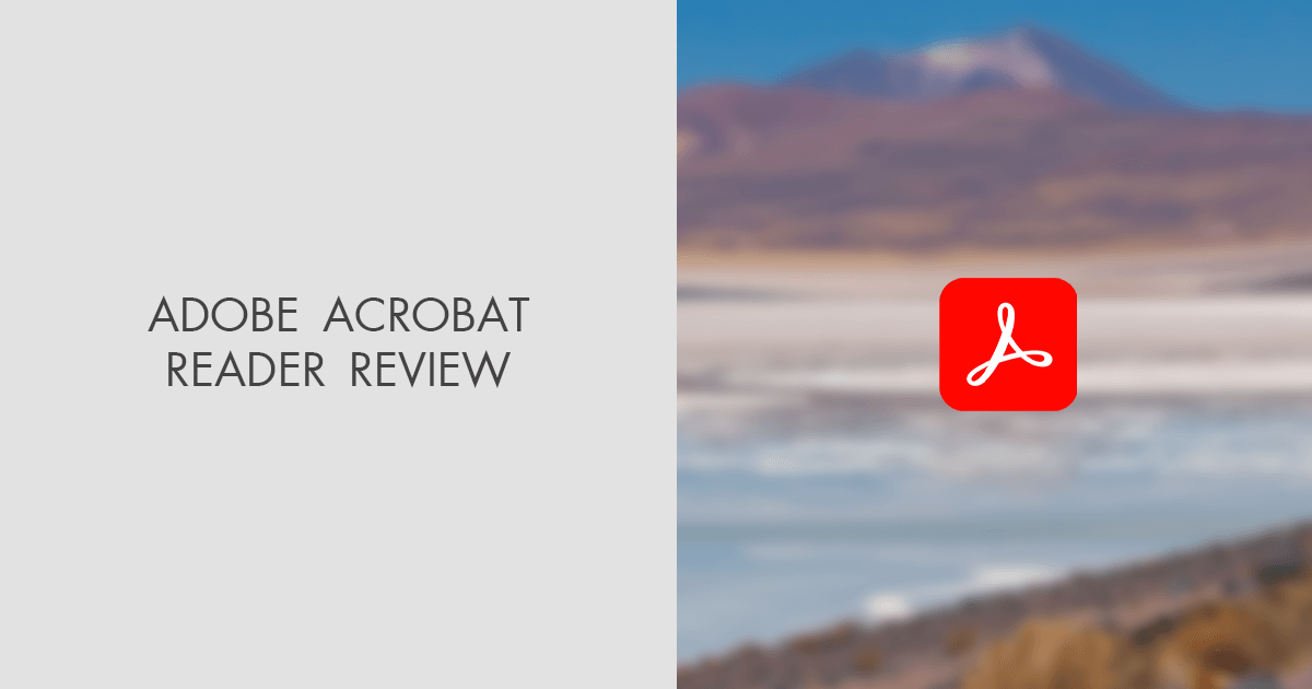 adobe acrobat reader download review