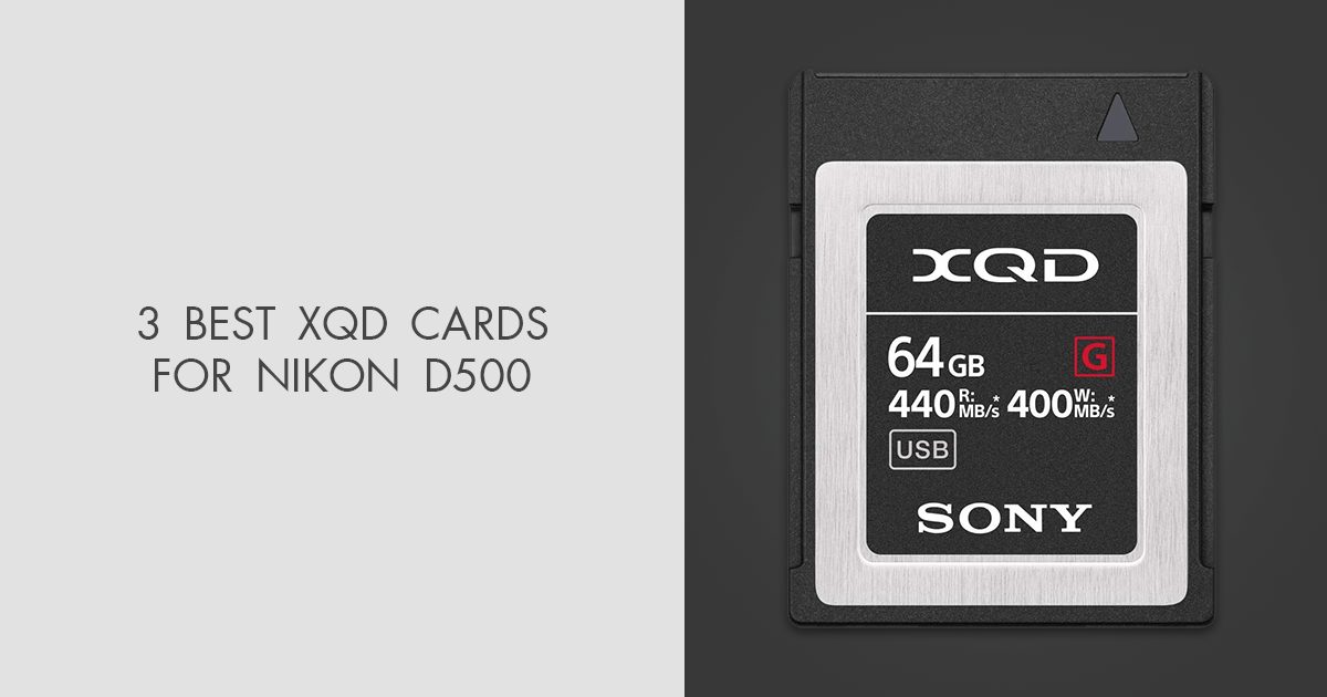 3 Best XQD Cards For Nikon D500 in 2024