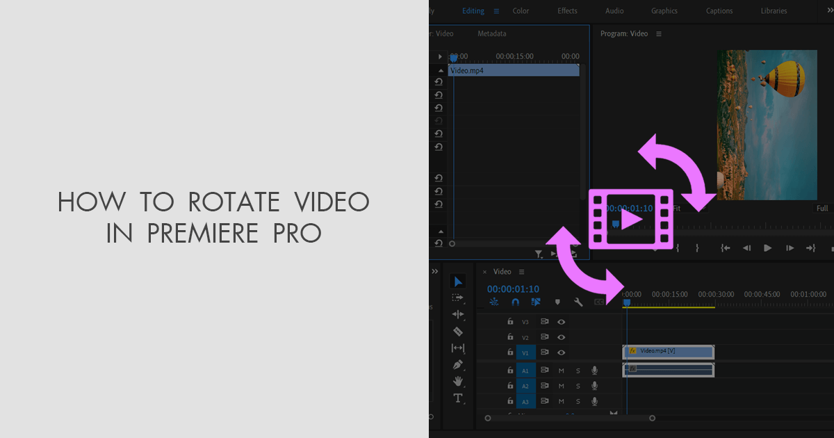 How To Rotate Video In Premiere Pro 2 Simple Methods