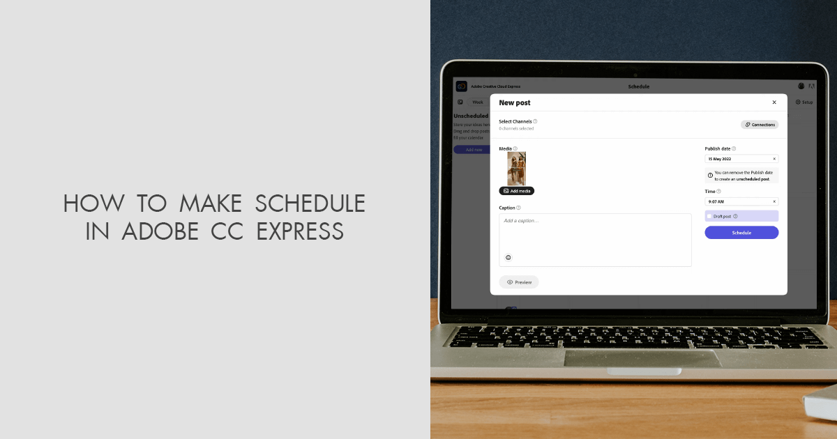 How to Make Schedule in Adobe Express: Easy Methods