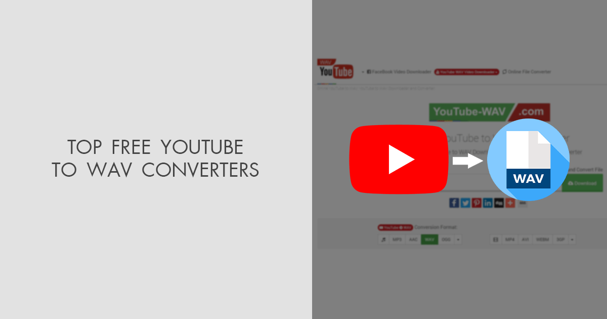 Best Free Youtube To Wav Converters In