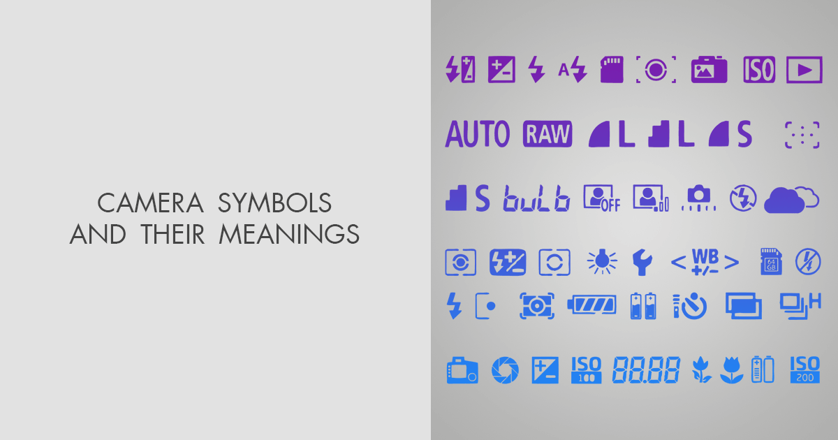 Camera Symbols Meaning — Learn Every Camera Icon