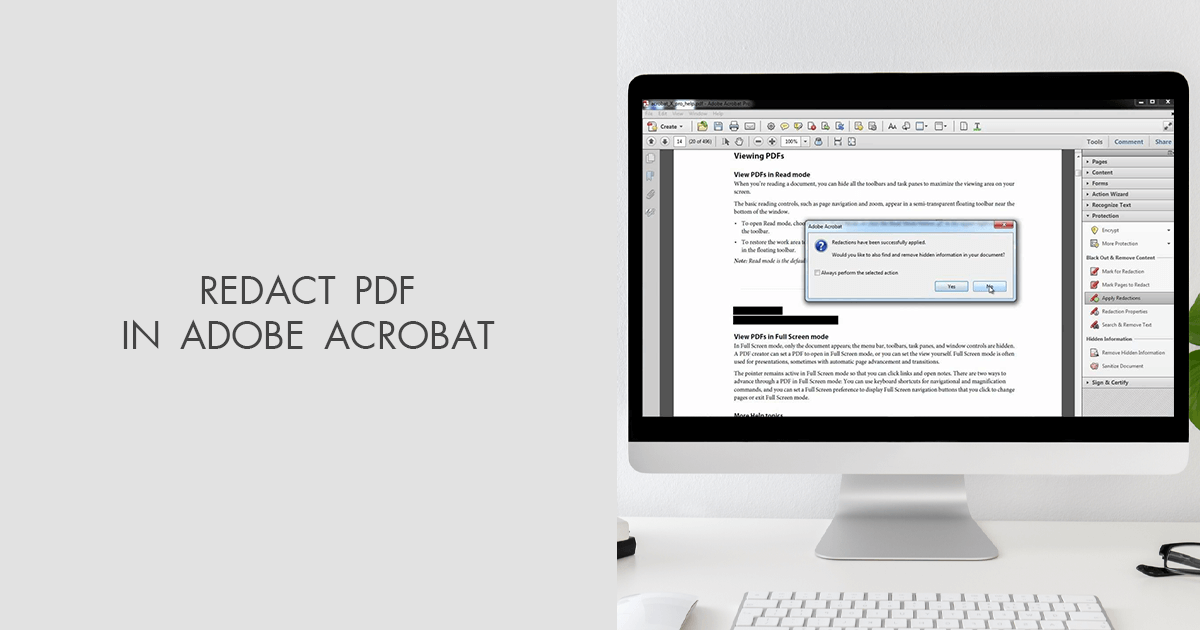How to redact pdf in adobe acrobat tutorial faq