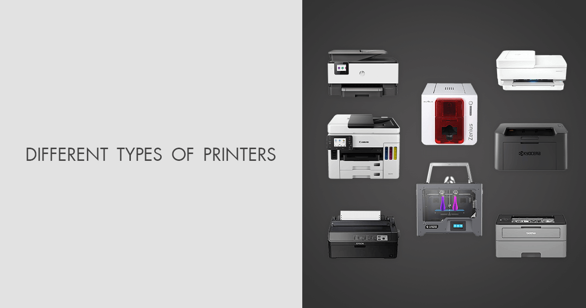 8 Different Types of Printers: Which is Better for You?