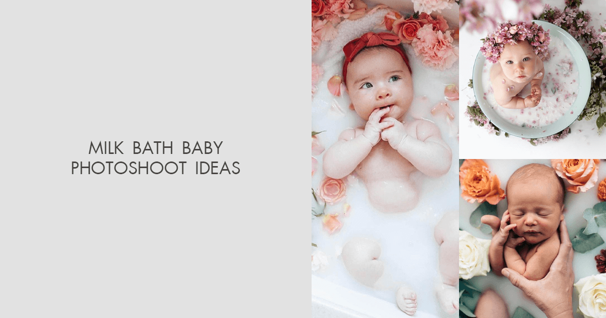 Milk Bath Baby Photoshoot Ideas for HeartWarming Photos
