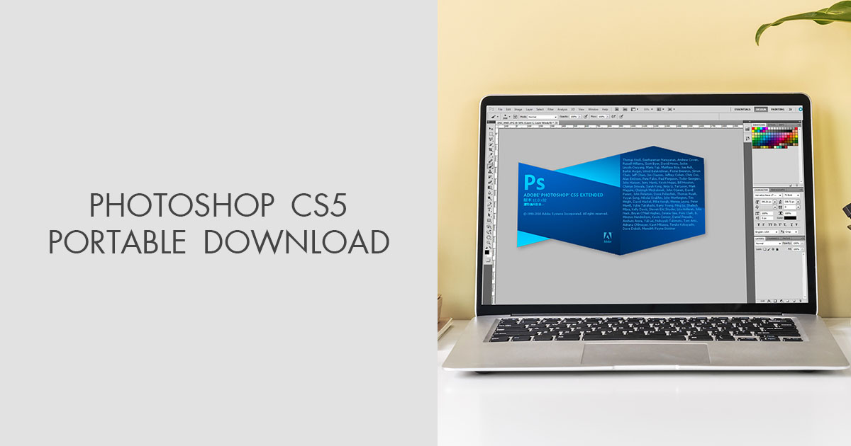 adobe photoshop cs5 portable download english