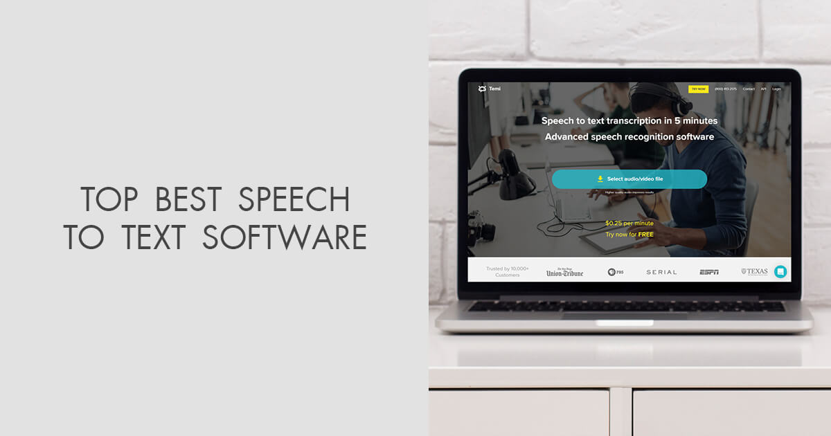 best speech to text software for an audio file