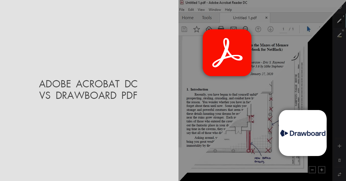 Adobe Acrobat DC vs Drawboard PDF Which Software Is Better?