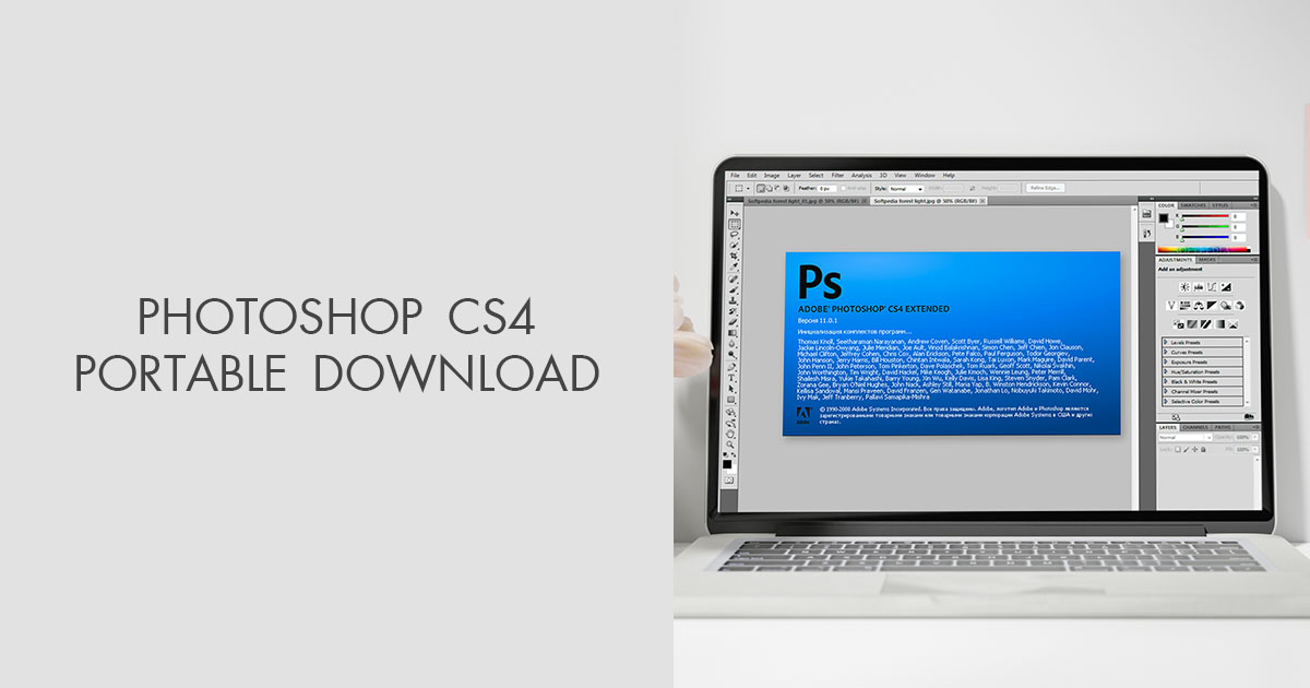 adobe photoshop cs4 portable free download rar