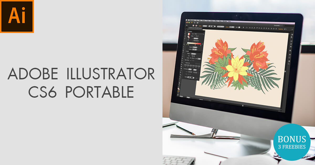 how to download adobe illustrator cs6 portable