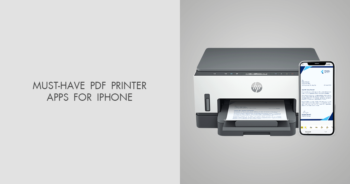 7 Best PDF Printer Apps for iPhone in 2024