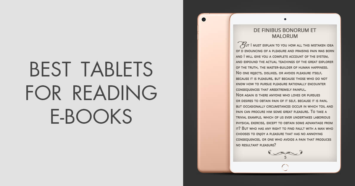 best tablet for reading books
