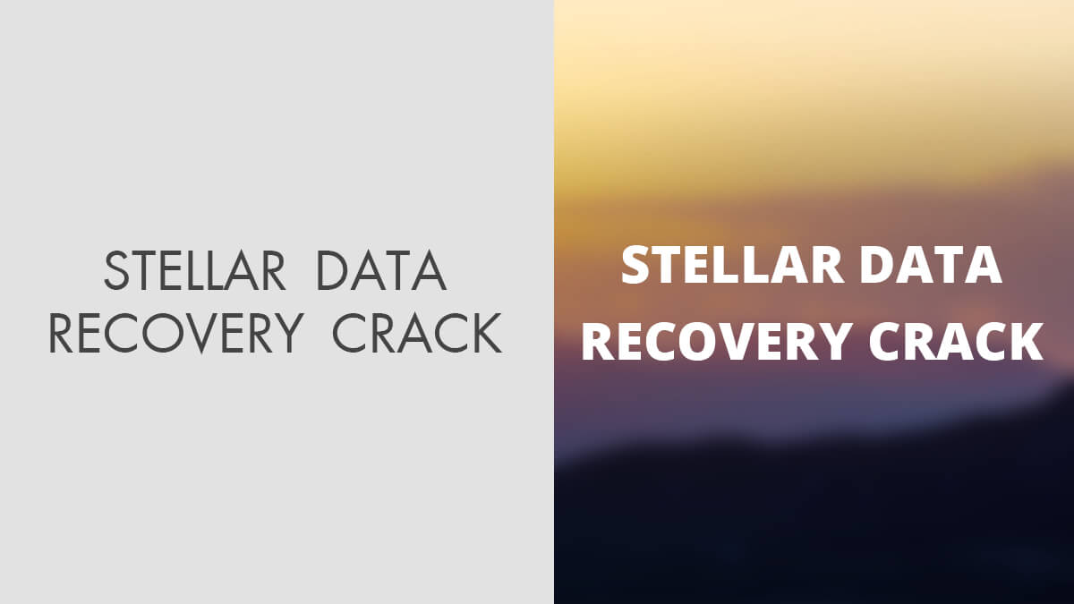 stellar data recovery crack activation key