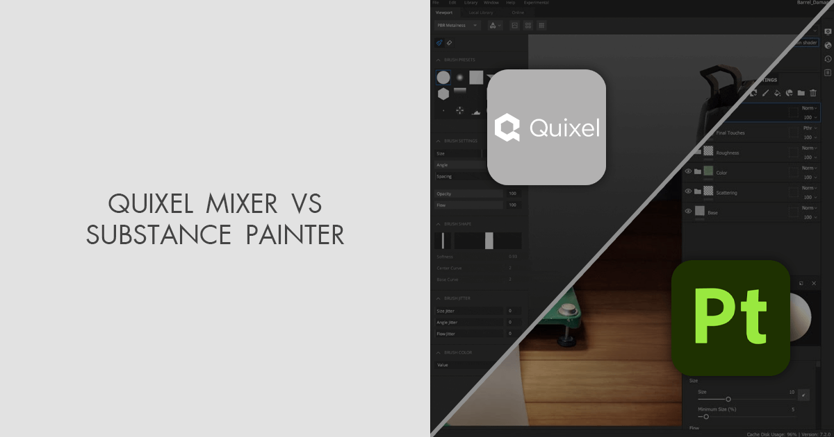 Quixel Mixer vs Substance Painter Which Software Is Better?