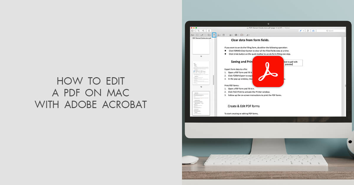 How to Edit a PDF on Mac with Adobe Acrobat: Beginners Tutorial