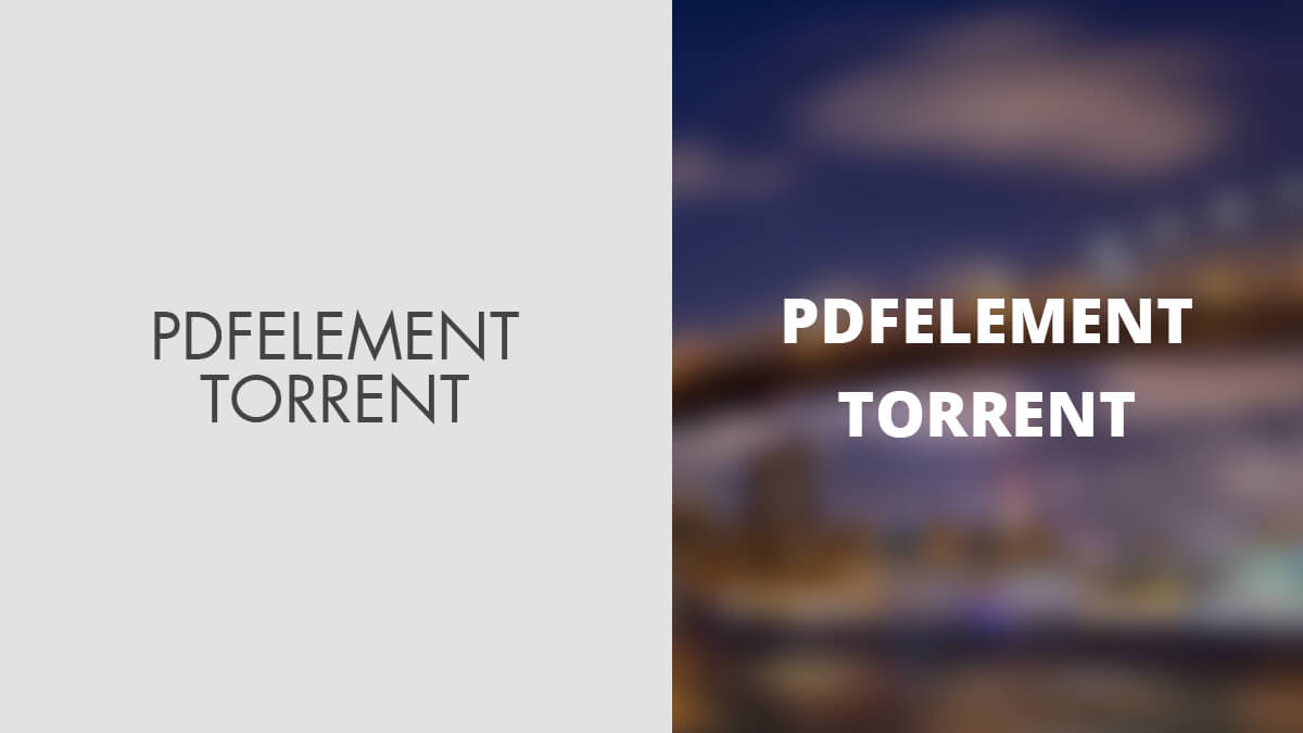 pdfelement torrent