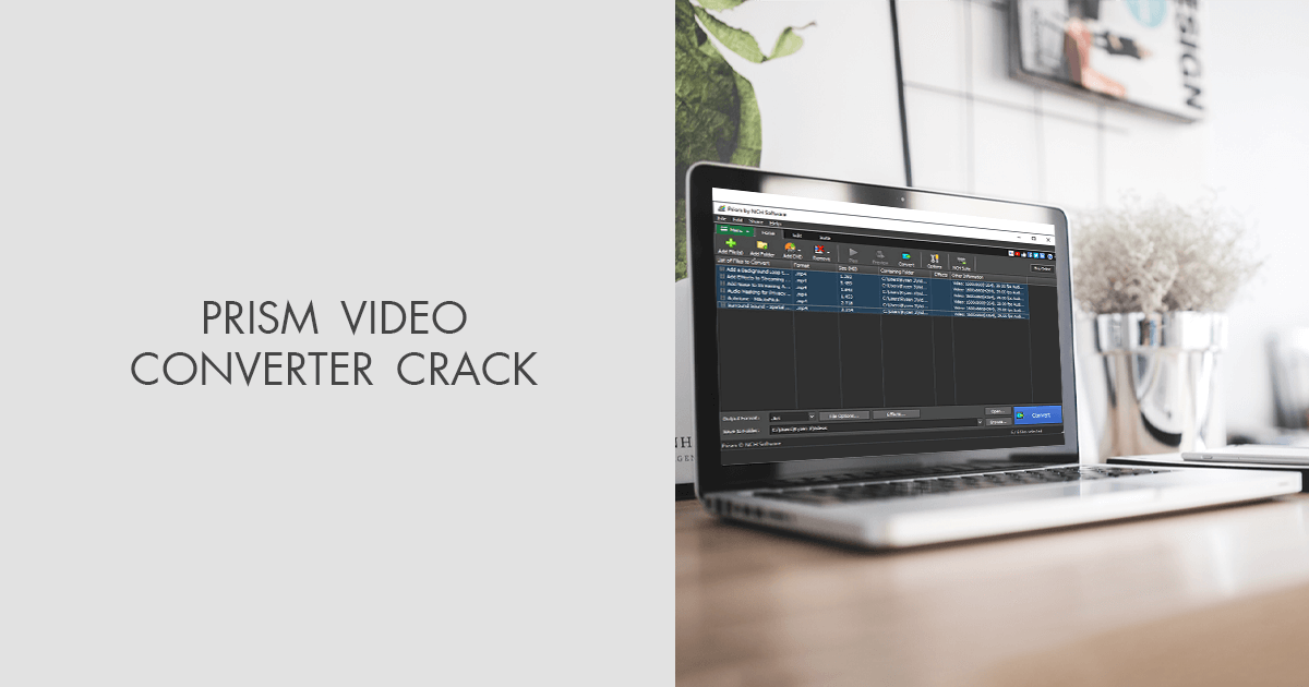 Prism Video Converter Crack (v 10.42) Free Download