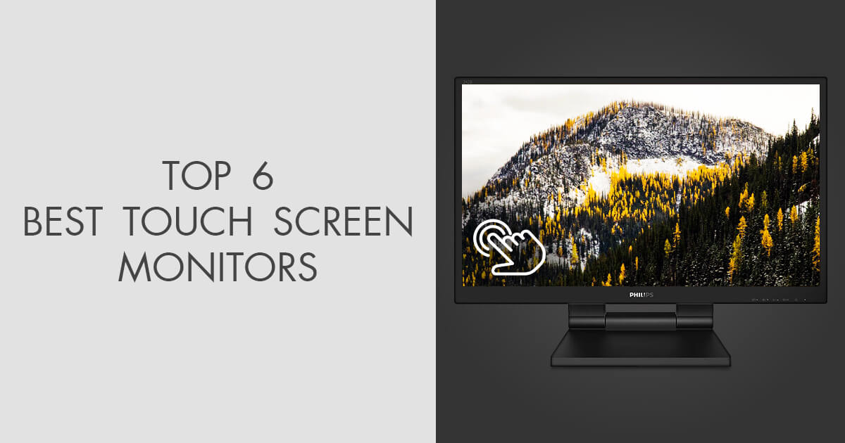 best large touch screen monitors