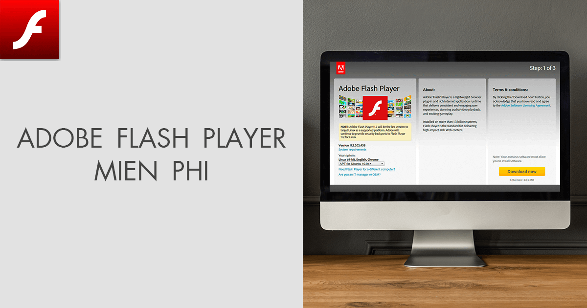 Cách tải Adobe Flash Player miễn phí hợp pháp - Tải Flash Player miễn phí