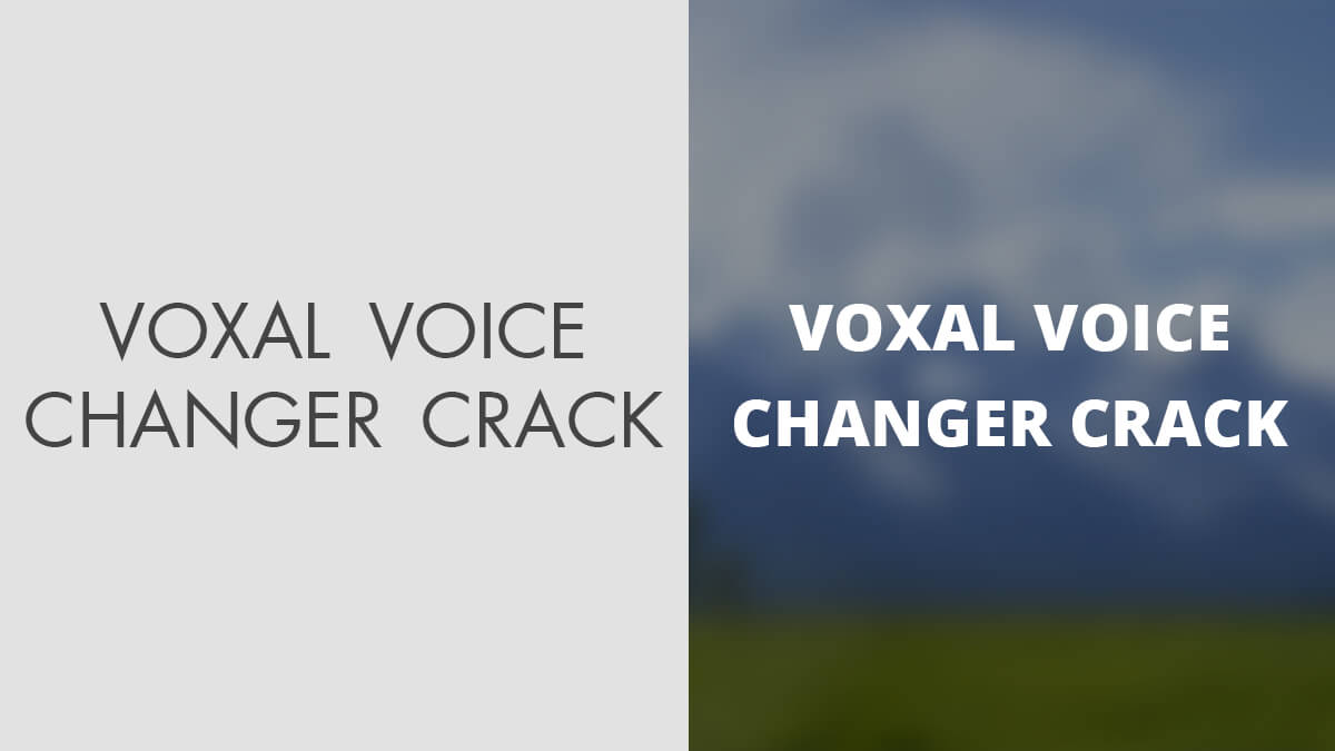 voxal voice changer latest version registration code
