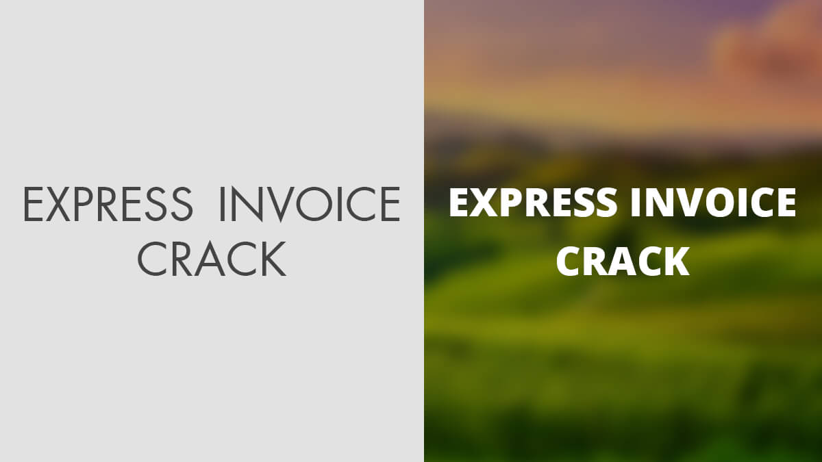 express invoice 4.62 crack