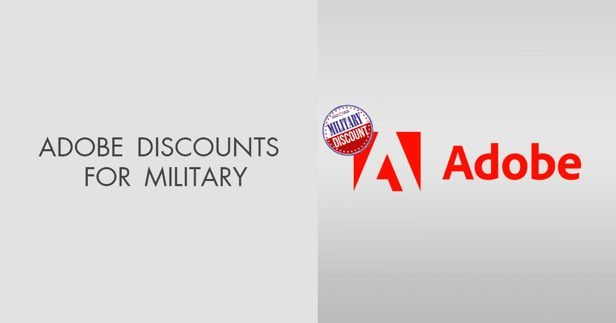Adobe's No Military Discounts Inside the Situation