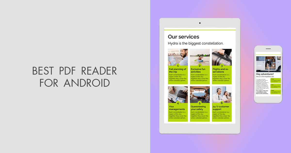 5 Best PDF Readers For Android [For Work & Books]