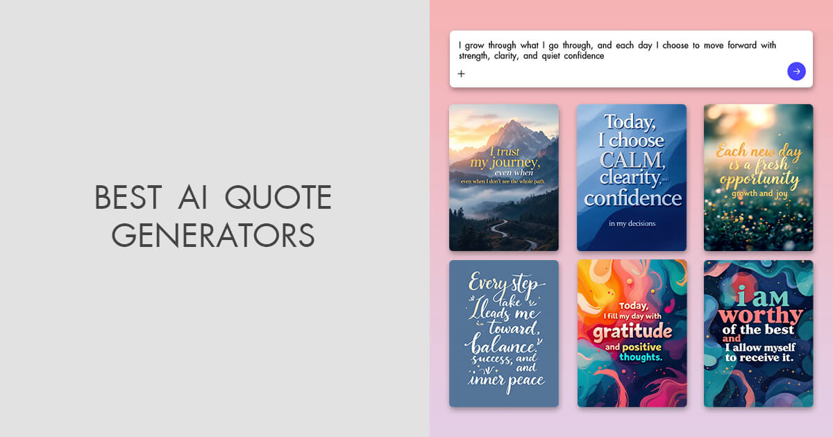 7 Best AI Quote Generators [People Actually Save & Share]