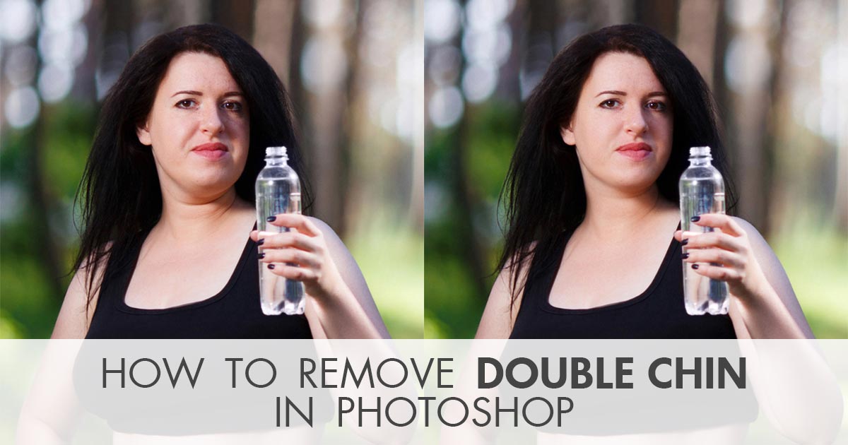 How to remove double chin on snapseed