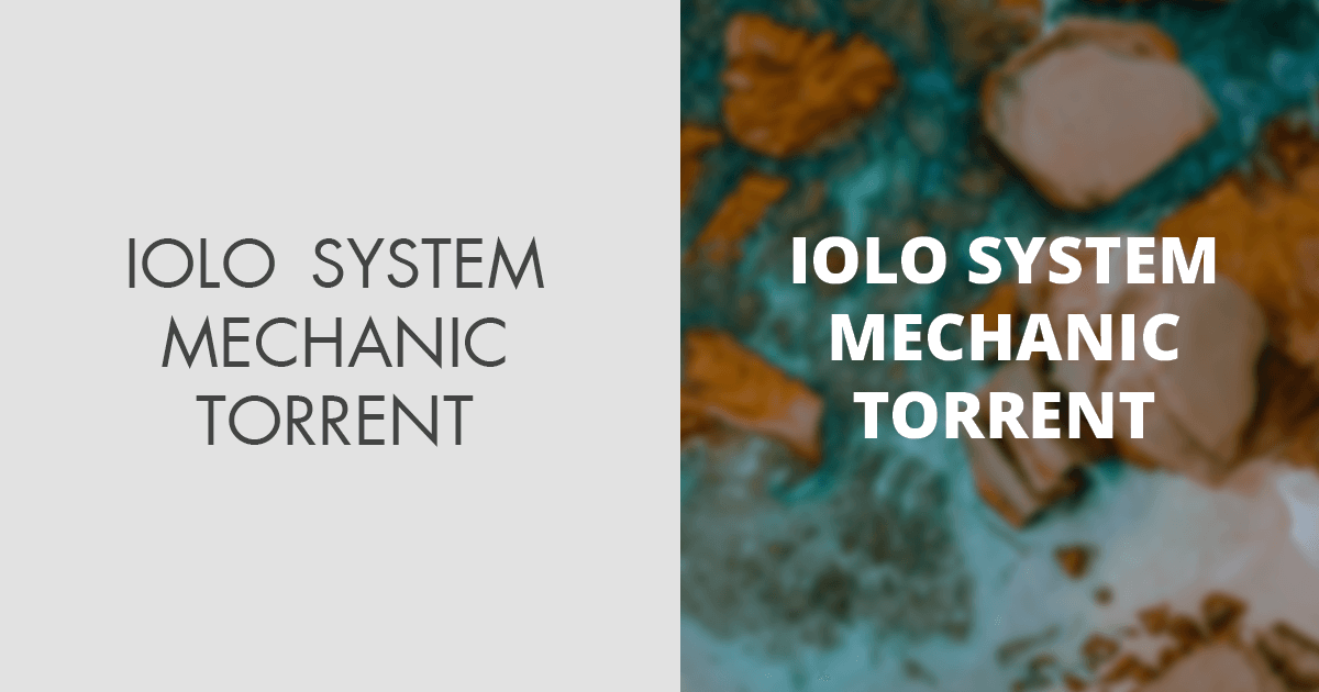 download iolo system mechanic full version