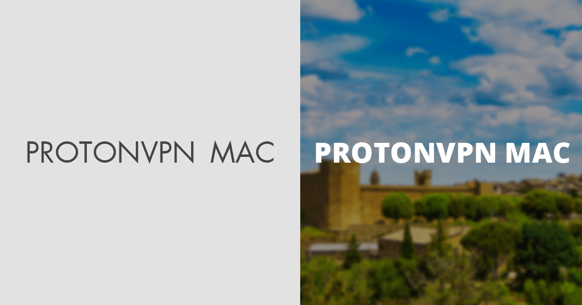 protonvpn for mac