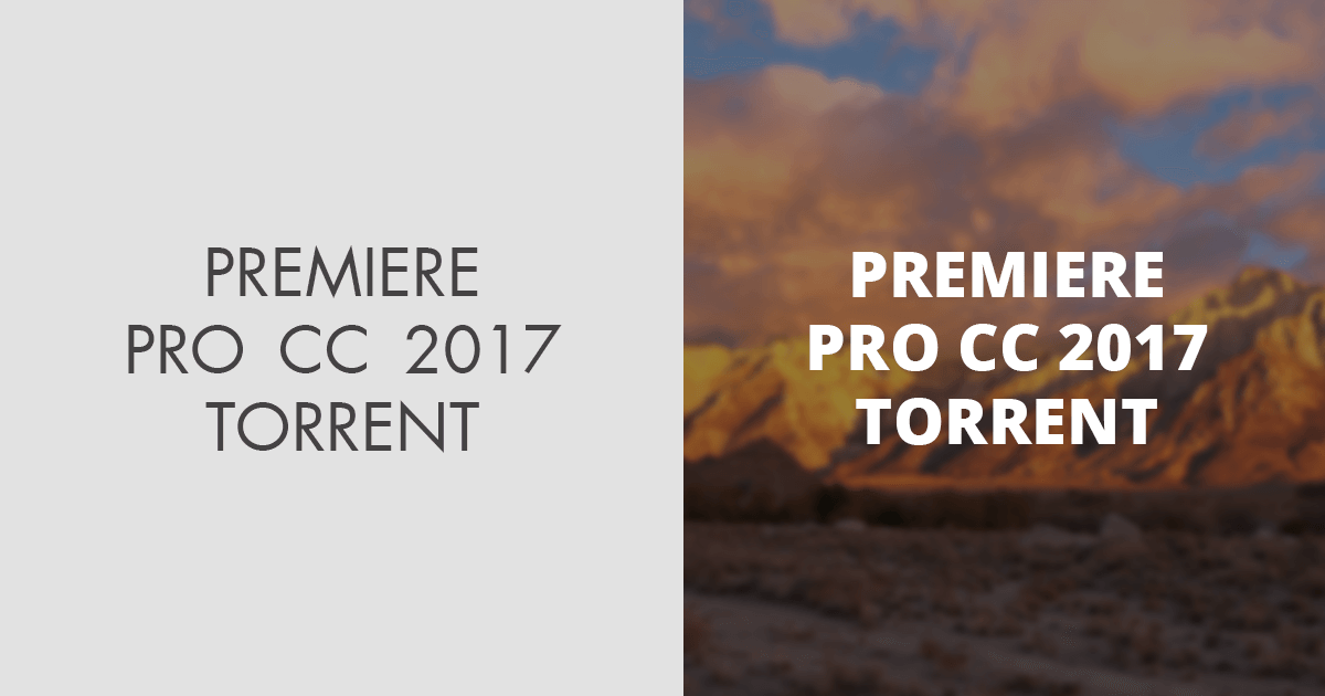 premiere 2017 mac torrent