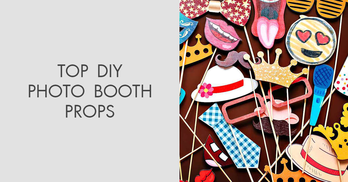 12 DIY Photo Booth Props Ideas Make Funny Party Props at Home