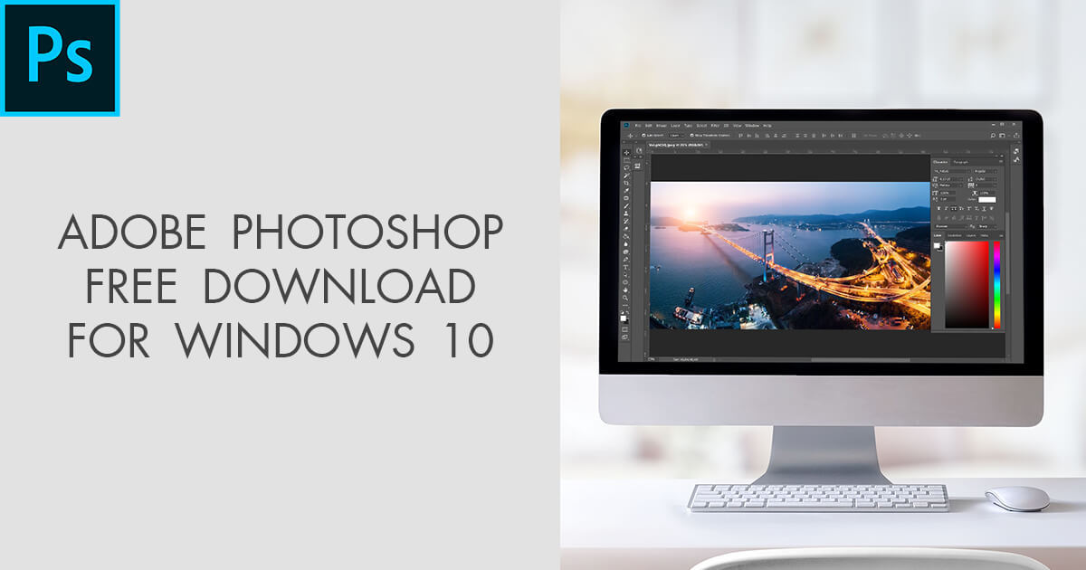 download adobe photoshop for free windows 10