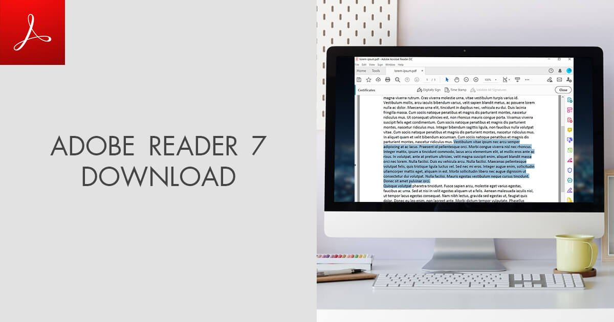 adobe reader 7 download for windows 7