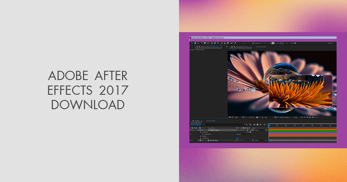 after effects update 2017 download