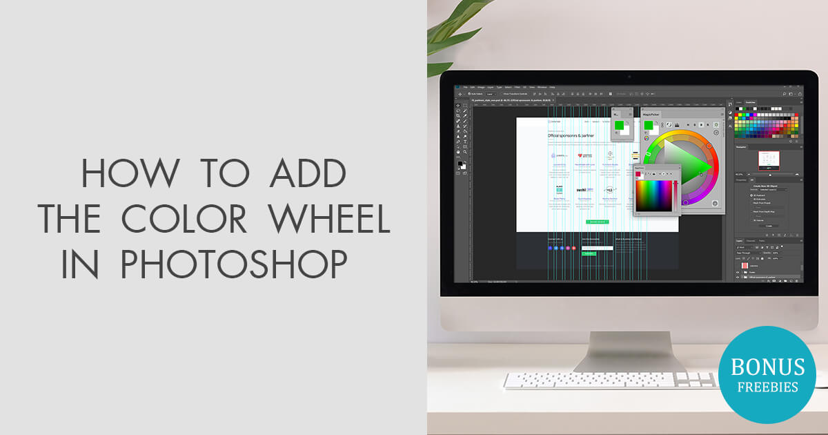 change photoshop color picker to wheel