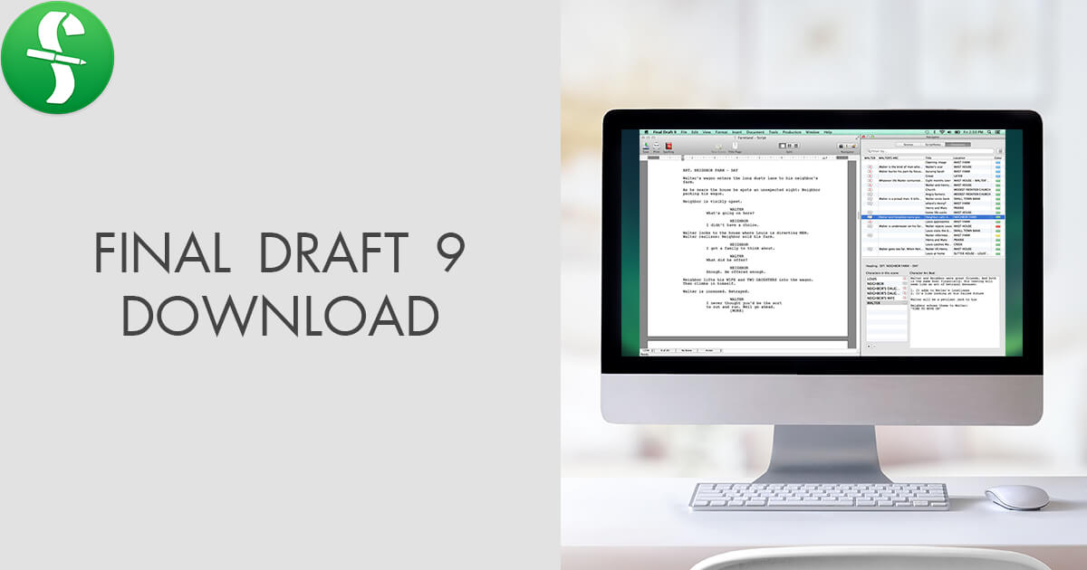 final draft 9 for mac free download