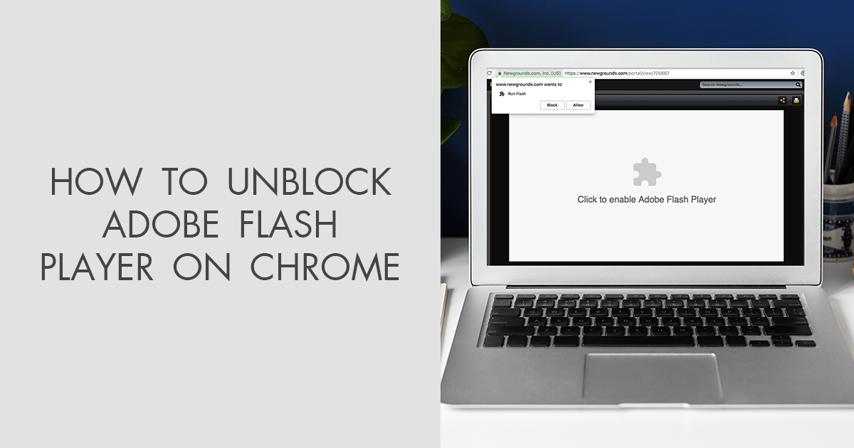 how to unblock adobe flash player chrome
