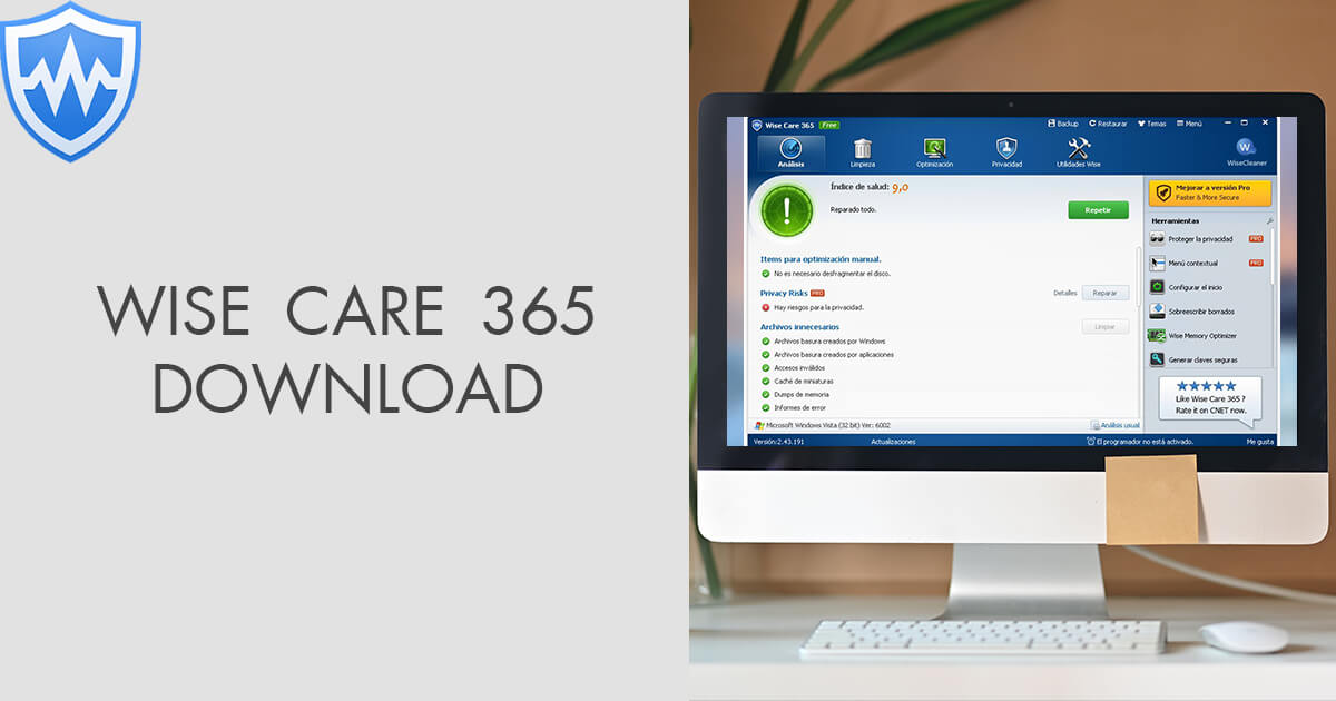 wise care 365 free download cnet