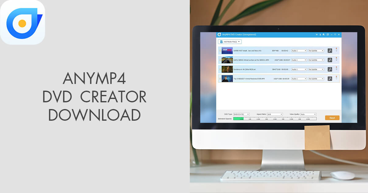 AnyMP4 DVD Creator 7.3.6 instal the last version for ipod