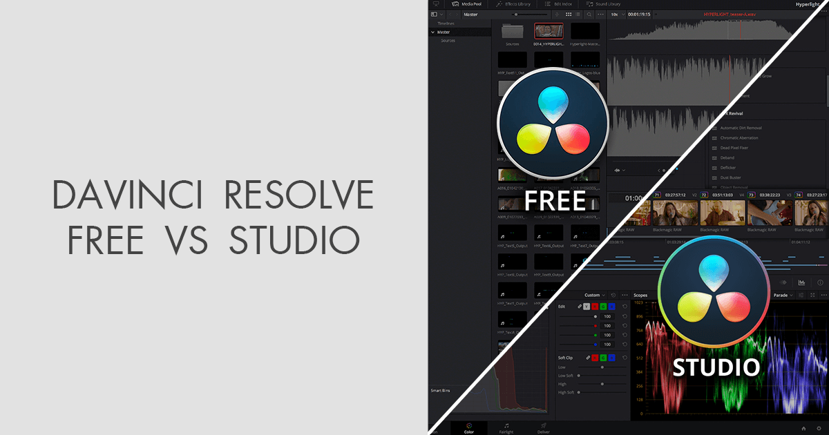 DaVinci Resolve Free vs Studio: What to Choose?