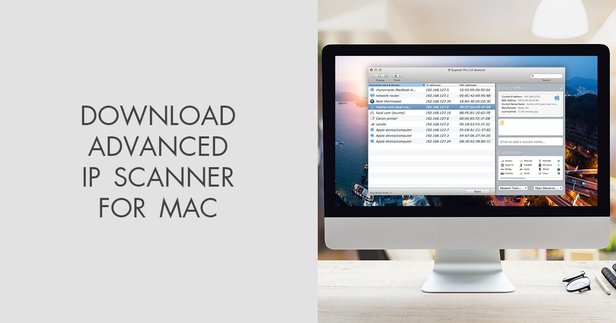 wi fi network scanner mac
