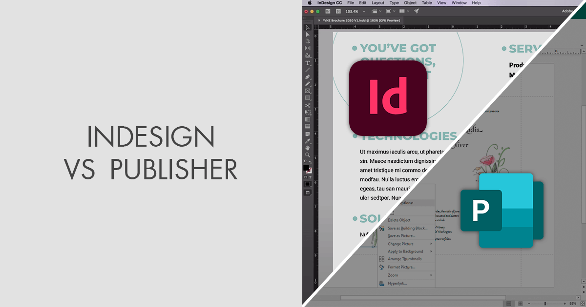 istudio publisher vs indesign