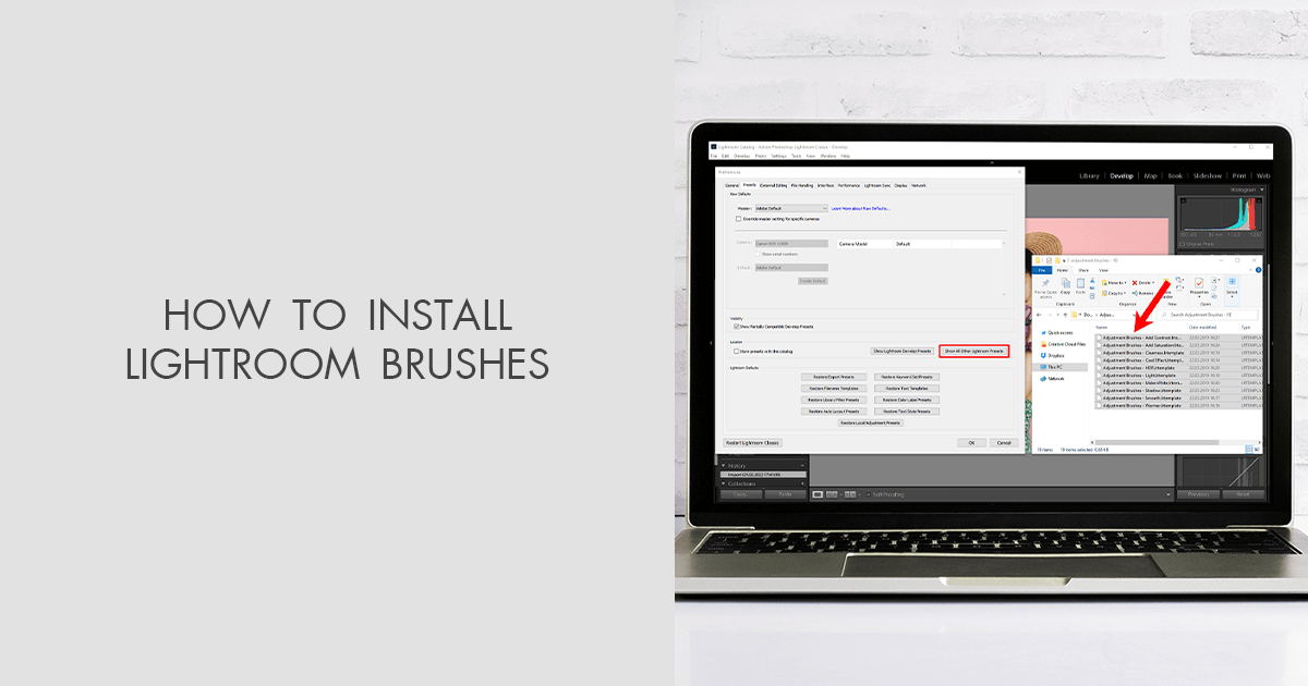 How to Install Lightroom Brushes in a Quick & Easy Way
