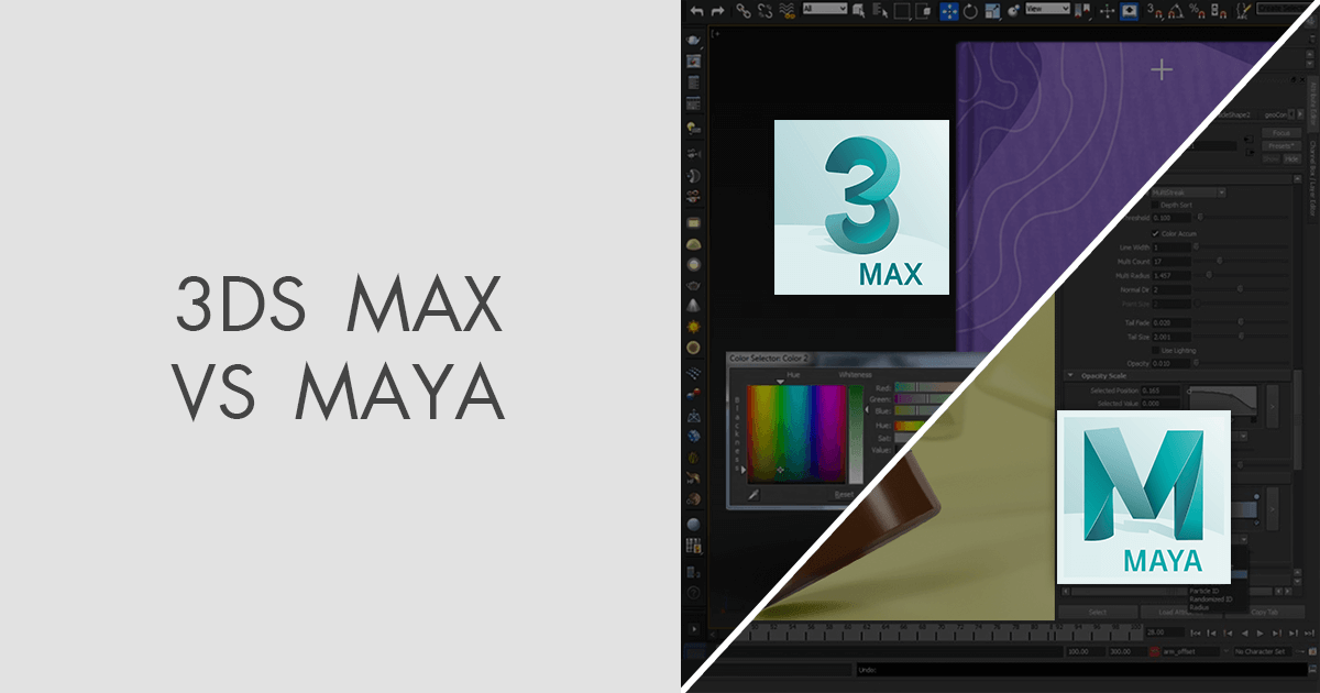 3d studio max vs maya vs zbrush